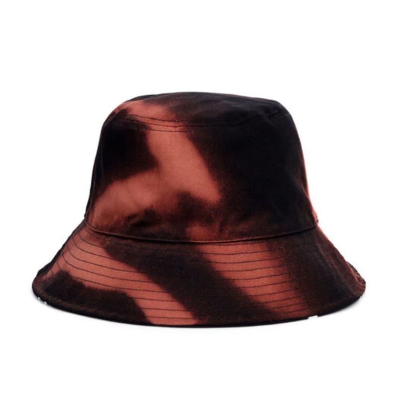 BLACKBLOND BBD Horizon Bleached Reversible Plate Bucket Hat (Black)