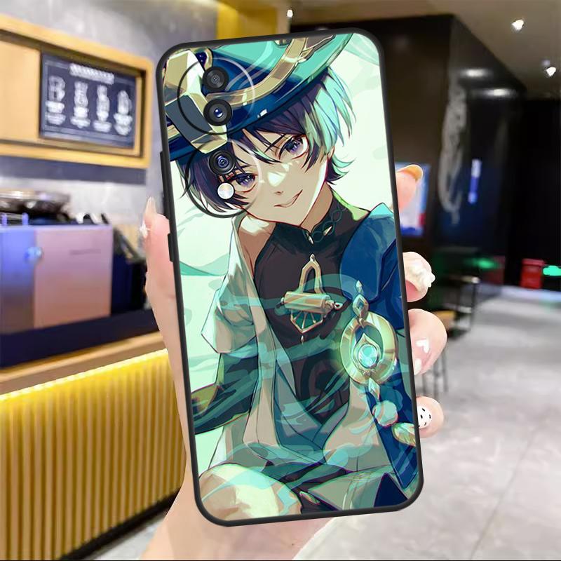 Genshin Impact Case For Honor 90 Lite 70 Lite 50 X8a X9a X7a X6a X7 X8 X9 Magic 5 Pro 4 Lite 9X 8X Coque