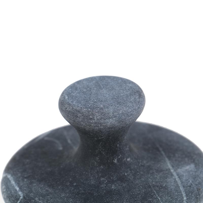 Black Gua Sha Stone Natural Black Ore Stone Gua Sha Massage Tool Relaxation Tool