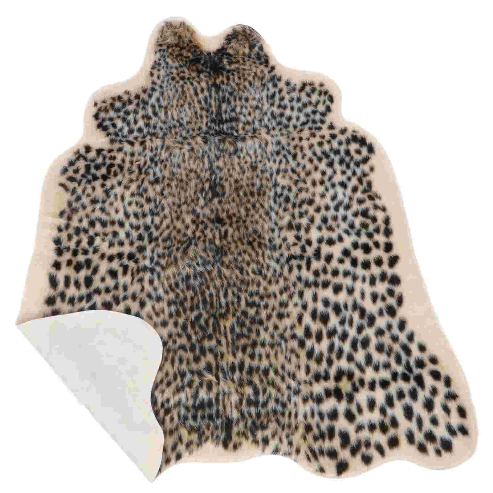 

Leopard Print Carpet Floor Mat Animal Pattern Area Rug Living Room Bedroom Decorative Rugs Home Decoration Modern Style 118.00X100.00X0.30CM