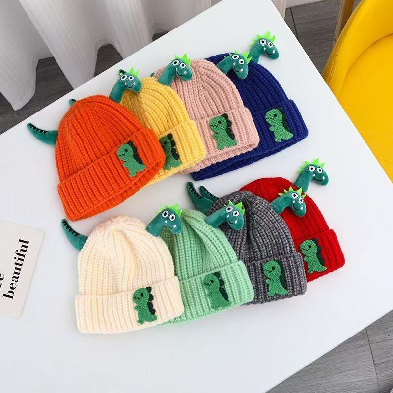 Baby Hat Autumn and Winter Cute Super Cute Boys Wool Hat Winter Warm Ear Protection Girls Pullover Baby Knitted Hat