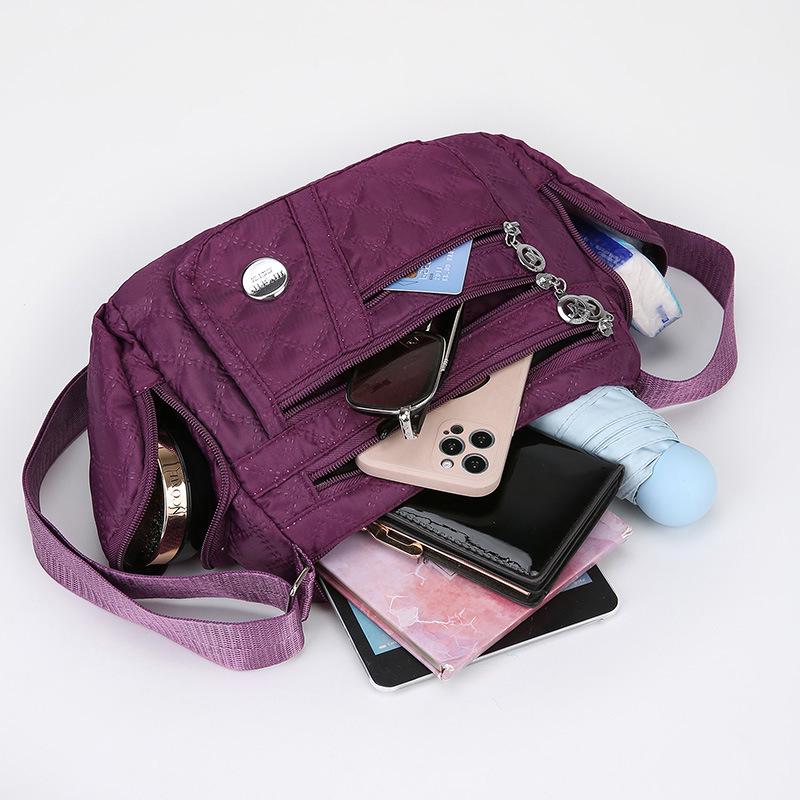 Women's Large Capacity Fashionable Oxford Cloth Crossbody Shoulder Bag.