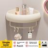 Bathroom Wall Storage Shelf With No Holes Required Design For Home Organization