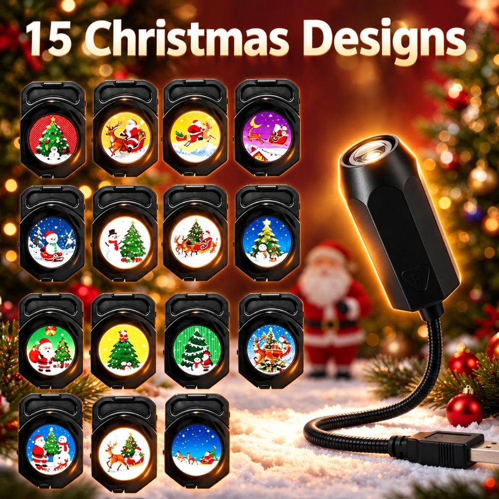 Creative LED Night Light LED Light Source Ambient Light Christmas Projector Lamp Indoor Decoration