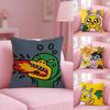 Cushion Cover Plush Fabric Soft Double-Sided Printed Sofa Warm Winter Home Gift Pillow Cover C-Choonsik Kakao Kakaotalk