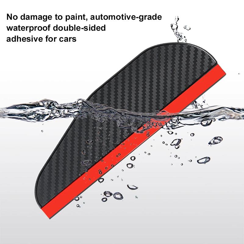 2Pcs Car Logo Rearview Mirror Rain Eyebrow Stickers Accessories For Kia Morning Picanto Ray Sorento XCeed Soul Cerato Venga Cade