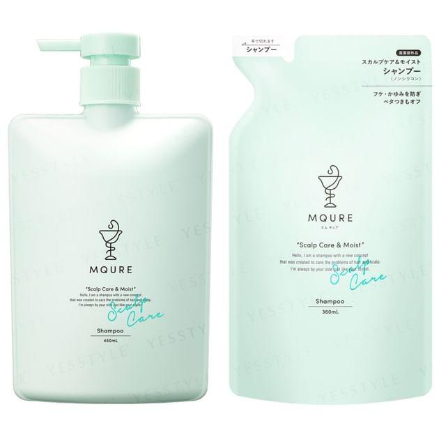 matsukiyo - MQURE Шампунь для ухода за кожей головы и увлажнения 360ml Refill