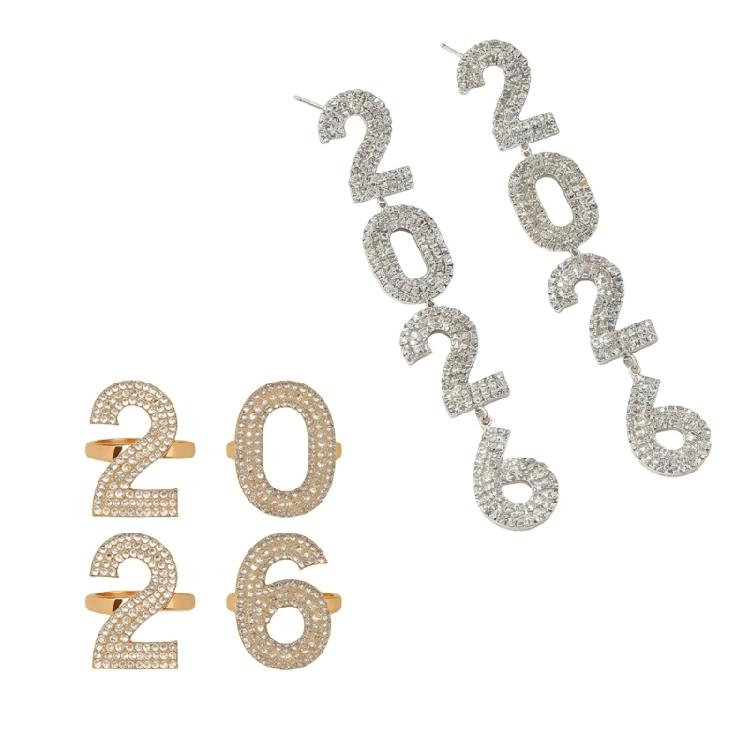 2026 Theme Acrylic Earrings Smooth Surfaces Unique Accessory Casual Formal Earrings Suitable for Fashion Women Present