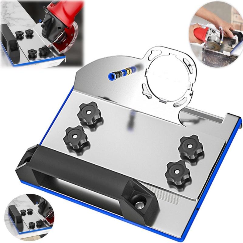 Angle Grinder Stand for Tiles 45° Chamfer Cutting.Stainless Steel Beveler.Angle Grinding Fixed Holder.Ceramic Cutting Bracket