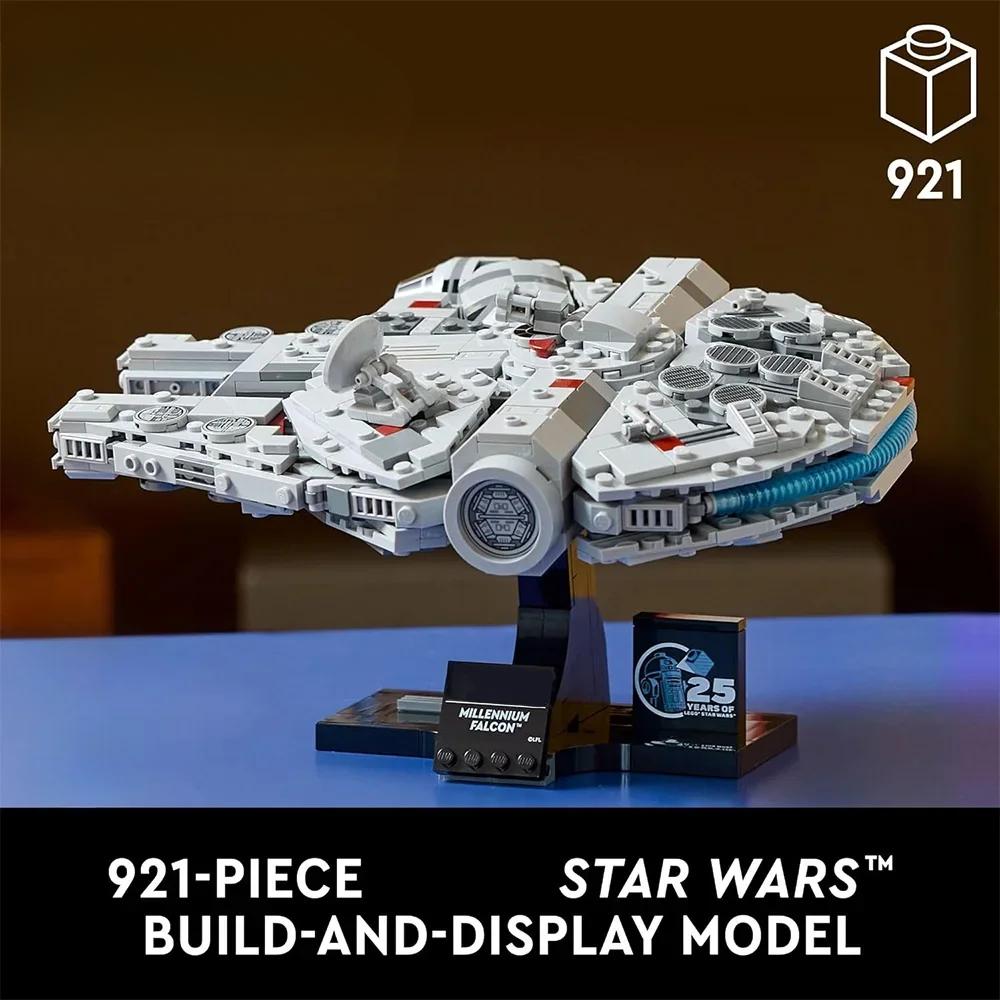 Space War New Hope Millennium Falcon Baustein 25. Jahrestag Raumschiff Modell 75375