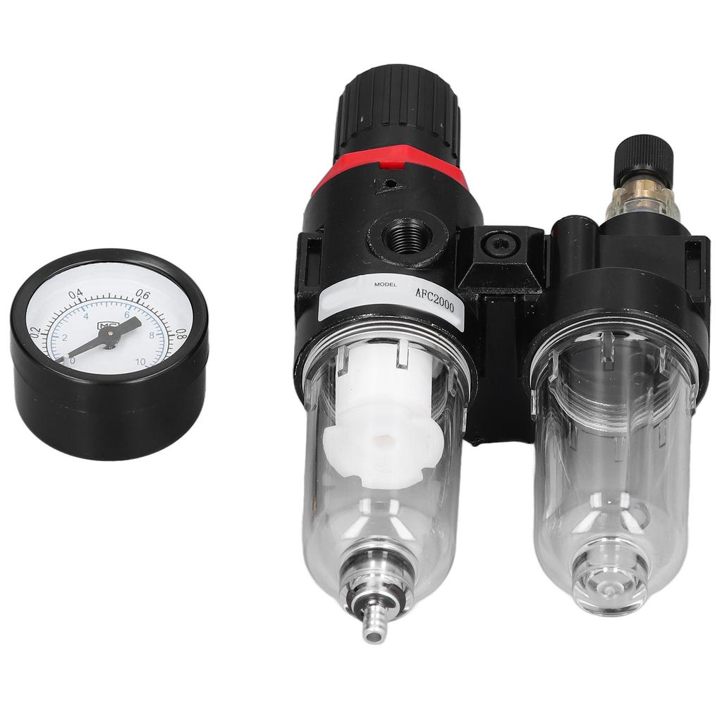 Luftkompressor Filter Regler Wasserdruck Schmierer Werkzeug Ölabscheider G1 4 Zoll AFC2000