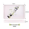 SHALL Panda Diary Melamine Serving Tray