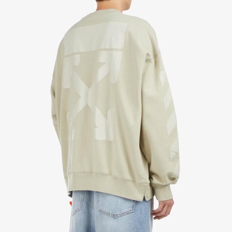 OFF WHITE Bluza z gumowymi strzałkami OMBA054F21FLE0071717