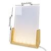 Sublimation Night Lights Blanks Sublimation Photo Blanks LED Acrylic Light Base Heat Transfer Acrylic Photo Frame for Bedroom
