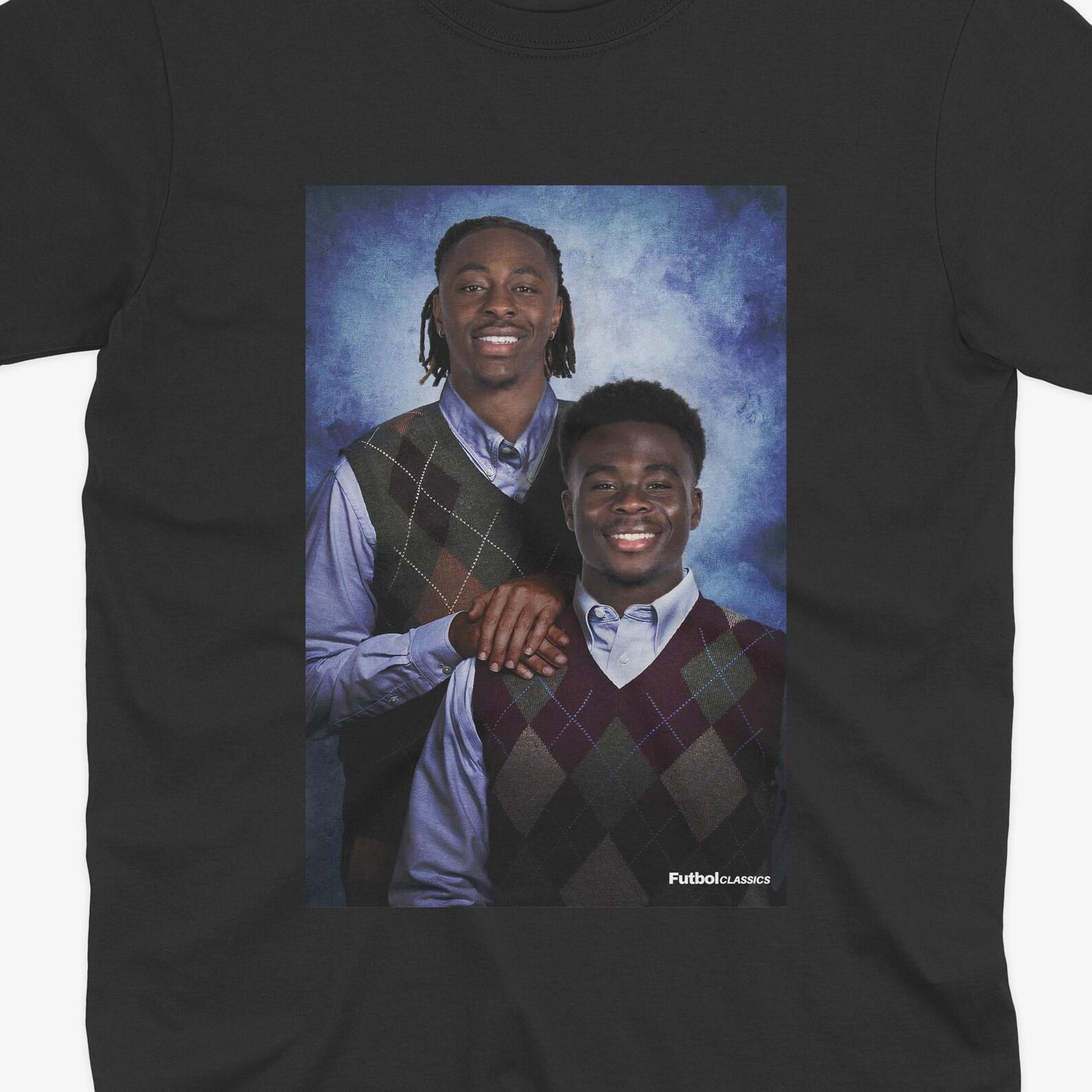 Eberechi Eze & Bukayo Saka T Shirt | Eze Arsenal T Shirt | Arsenal Fan | Arsenal Gift | Saka Arsenal Shirt | The Gunners | Arsenal Shirt S
