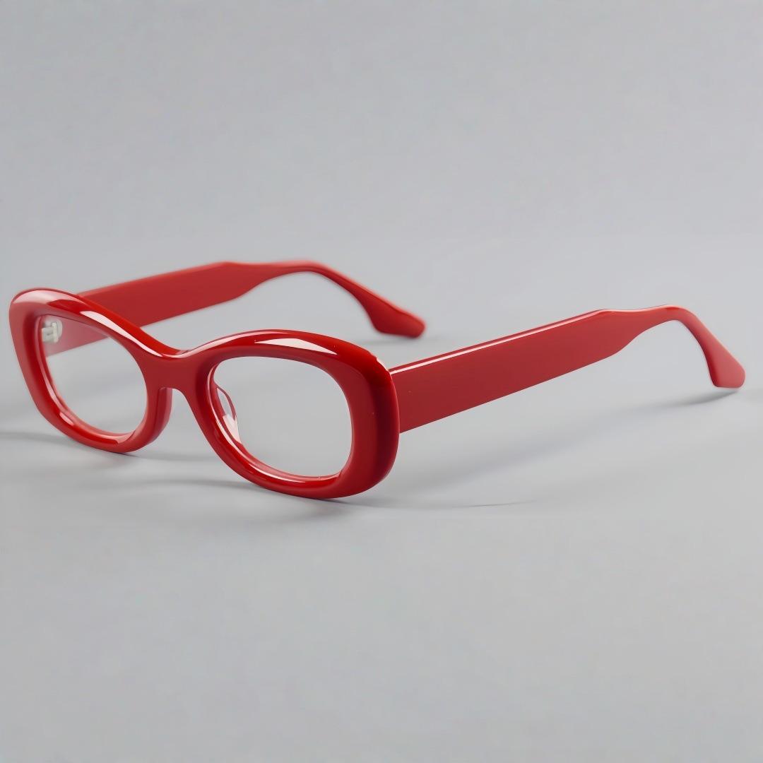 

Vintage Square Reading Glasses Acetate Presbyopia Glass Retro Fashion Computer Womens Full Rim 50 75 100 125 150 175 200 225 250 plastic demo lens красный
