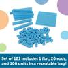 Learning Resources Base Ten Blocks Smart Base Ten Blocks Mini LER 3671 Pack, Pack,