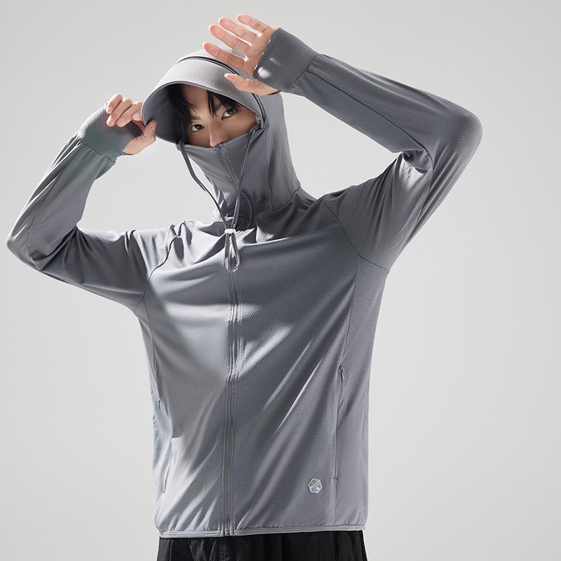 UPF10 + sunscreen clothing men's and women's summer outdoor skin clothing UV protection light and breathable sunscreen clothing jacket