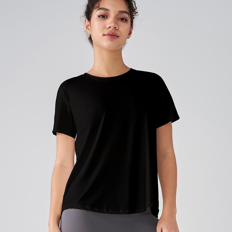 

Женская футболка свободного кроя для йоги и бега с защитой от солнца L