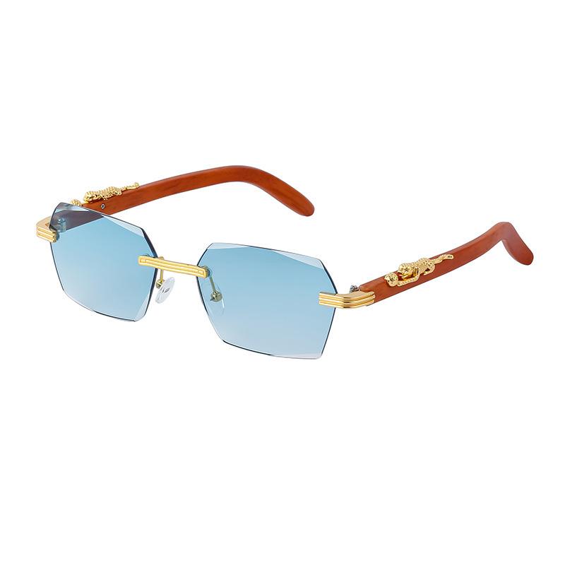 

JYL TS Men s Retro Wood-Grain Leopard - Rimless Cut-Edge Driving ZZC-7553 c-269 глубоко кармин