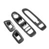 For Jeep Compass 2th 2017 2018   Carbon Car Window Lift Switch Button Cover Trims Door Armrest Panel Frame Accessories