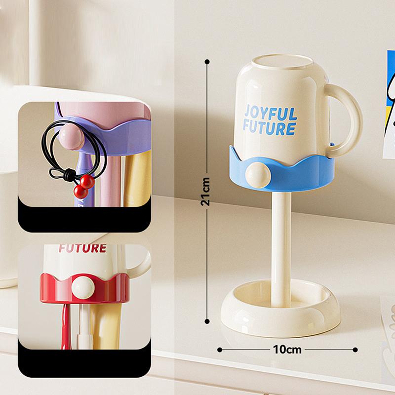 New Fashion Toothbrush Cup Holder Student Dormitory Supplies Mouthwash Cup Creative Adjustable Home Simple Wash Cup Set