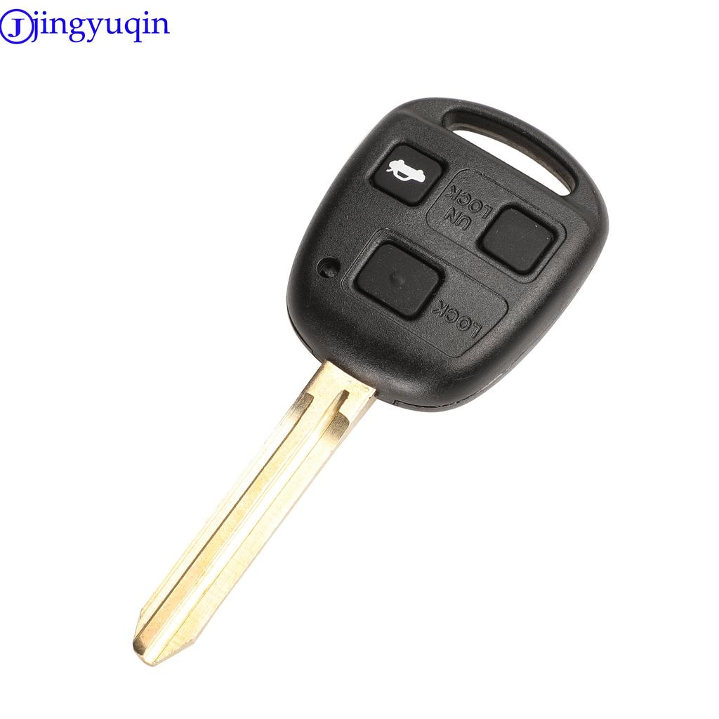 Jingyuqin Toy43 Toy48 2/3 Tasten Autoschlüssel Gehäuse Abdeckung Schale Für Toyota Avensis Corolla Für Lexus Rav4 Mit Gummipad