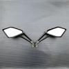 Black Motorcycle Pair Rear View Mirrors For Kawasaki Z1000 Z 1000 2014-2021