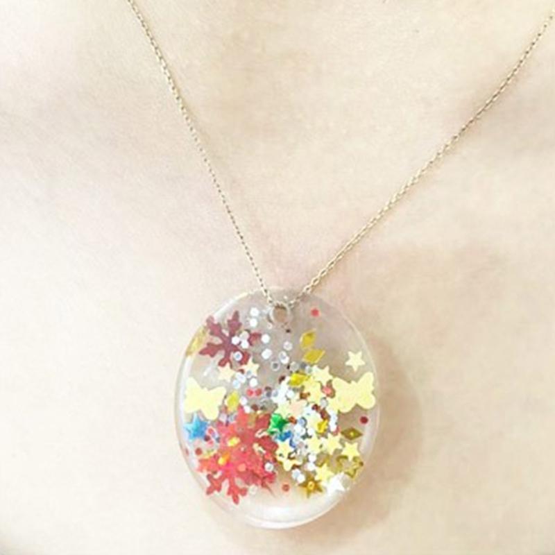 Moon Pentagram Round Earring Silicone Mold Suitable for Epoxy Resin Diy Craft Backpacks Pendant Ornament Jewelry Making