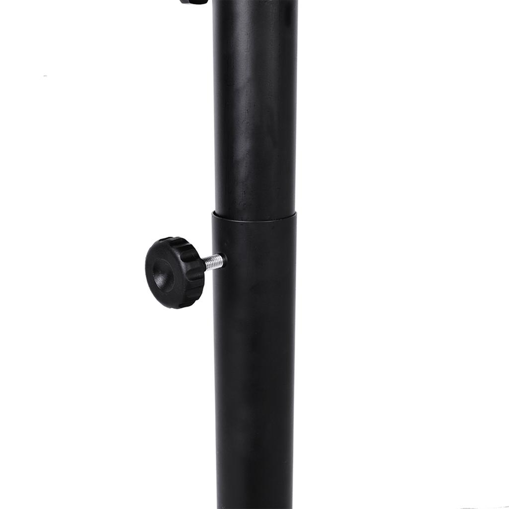 Aluminium Hair Salon Instrument Tray Adjustable Height Trolley Beauty Tools