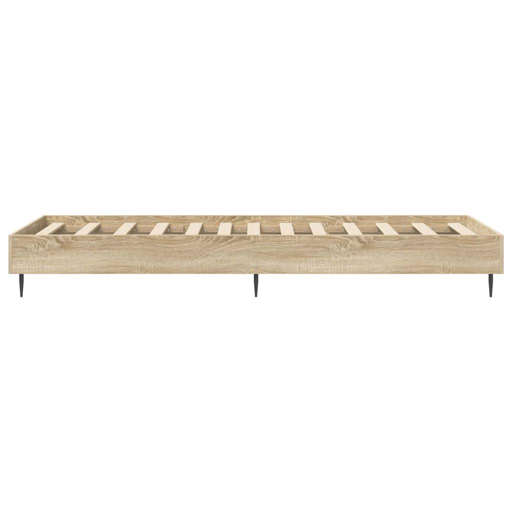 Bed Frame Sonoma Oak 80 x 200 cm Particleboard
