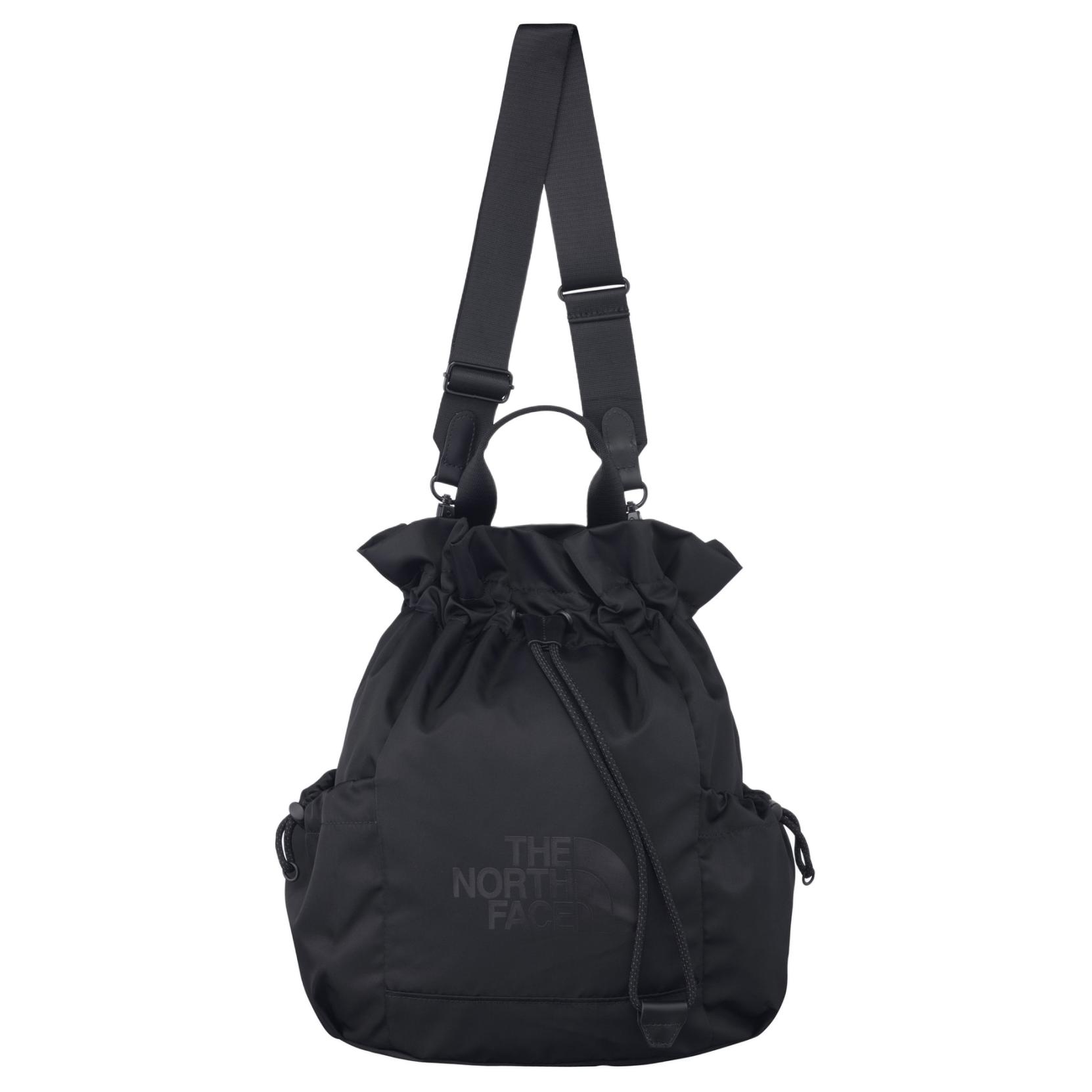 The North Face 16L Bonney Logo Drawstring Outdoor Bag Unisex Bags NN2PR11J Black