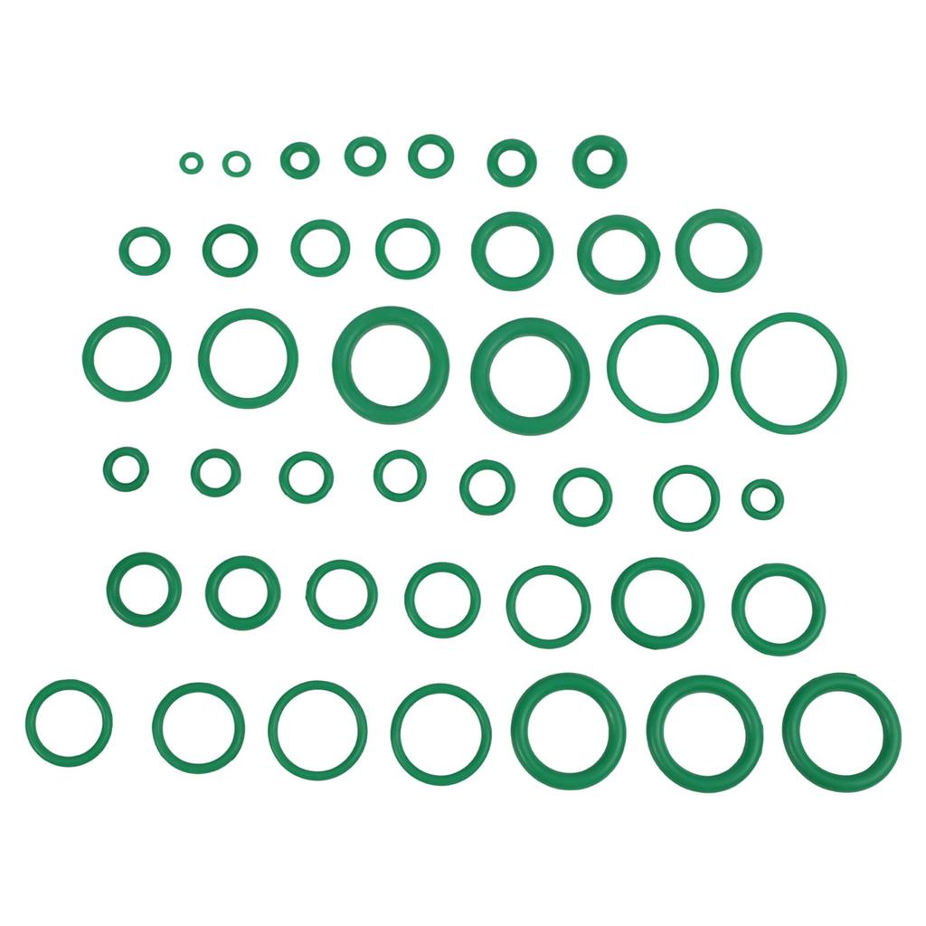 595PCS Car Air Conditioner O-Ring Kit 36 Sizes Sealing Rubber O-Ring Combination Set Car Air Conditioning Sealing Rubber O-ring