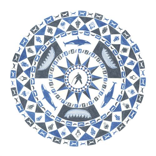 Kreative Bohemia Muster Teller Keramik Wandbehang Dekorative Hintergrundplatte Nordischer Stil