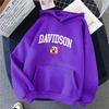 Women Hoodies Davidson University Print Hip Hop Fleece Woman Casual Pullover Unisex Streetwear Harajuku Male Clothes Hoody