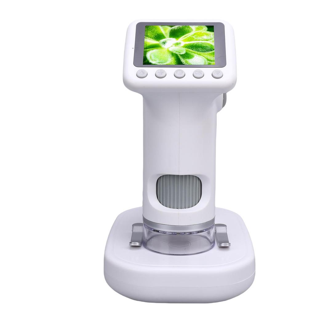 Kids Microscope 1600X Pocket Portable Mini Handheld Digital 1080P HD 2in Screen Rechargeable Student Edu Science Toy