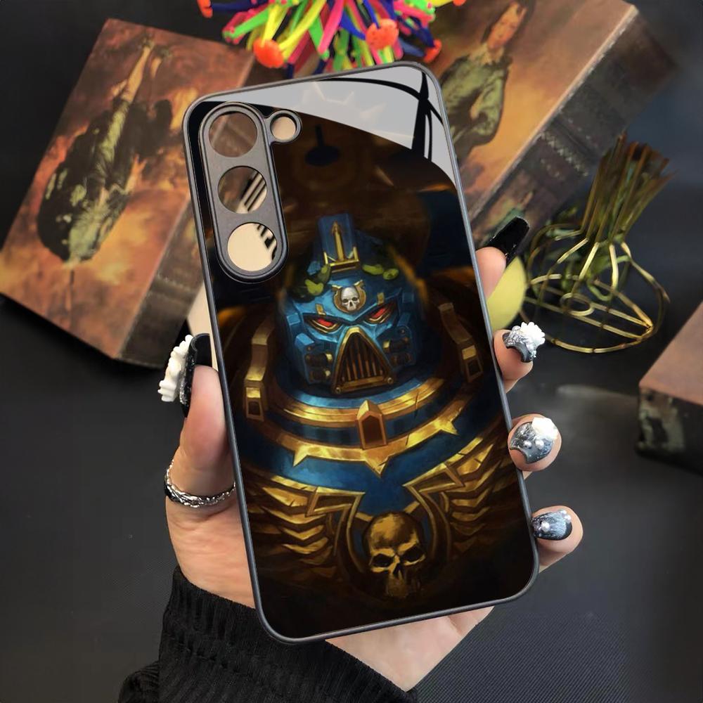 W-Warhammerss 40k Game Phone Case For Samsung Galaxy S24 S23 S22 S21 S20 A24 A34 A54 A53 Note20 M54 Fe Ultra Plus Glass