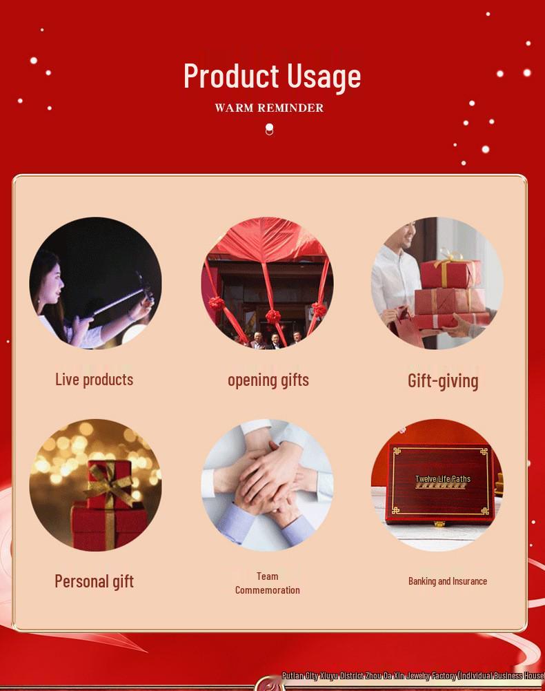 Happy Birthday & New Marriage Pure Gold 999 Banknote Magnet - Attracting Wealth Festival Gift
