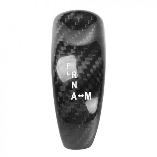 For Nissan GTR R35 2017- 3K Real Carbon Fiber Interior Gear Shift Knob Cover