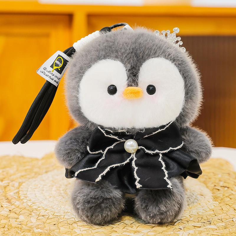 Cute Penguin Plush Keychain With Cartoon Design For Kids Gift And Ocean Aquarium Decor