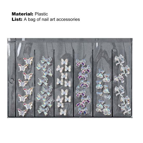 Excellent Nail Decoration Stunning Visual Effect Plastic Decorative