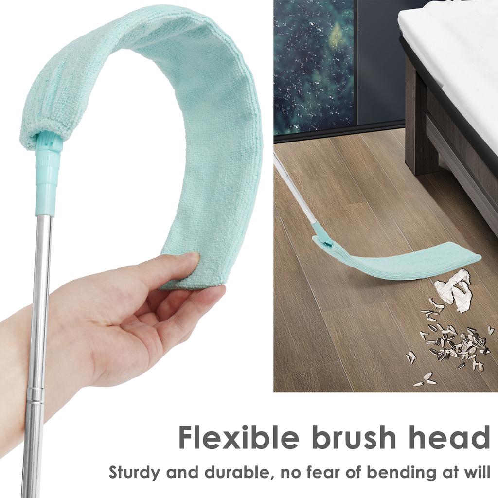 Gap Dust Cleaner Retractable Microfiber Gap Dust Brush Flexible Long Flat Gap Duster for Sofa Bed Furniture Bottom Cleaning