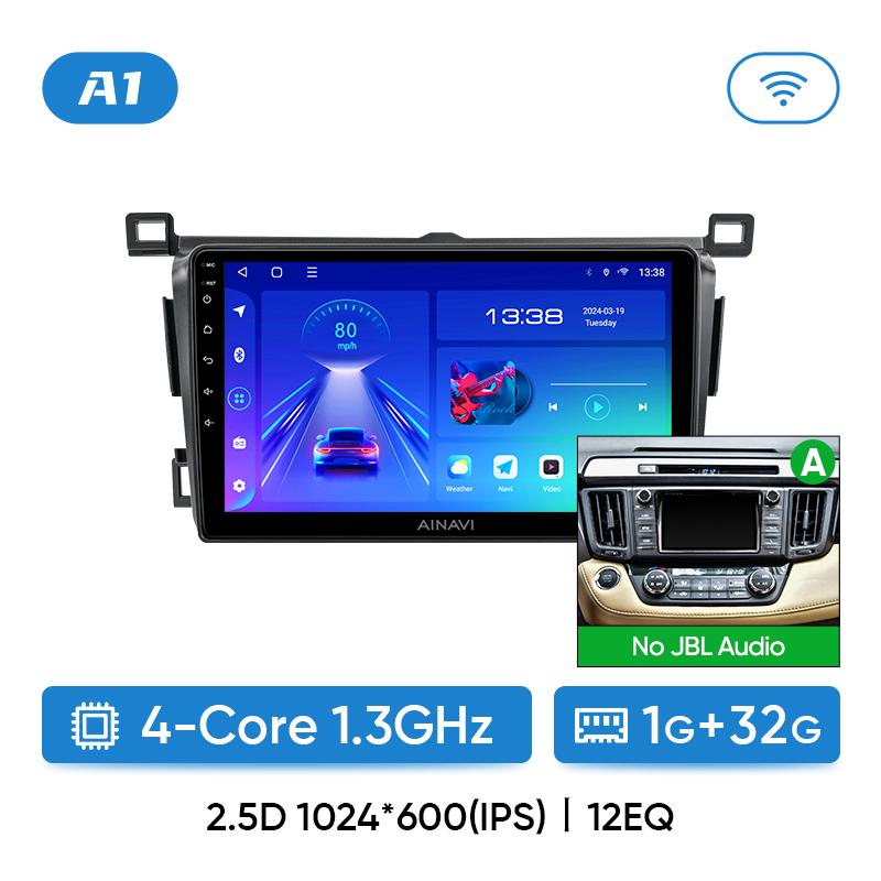 

Ainavi автомобильный радиоприемник мультимедийный проигрыватель для Toyota RAV4 RAV 4 XA40 2013-2019 RHD LHD Android 12 Auto Wireless Carplay автомобильная стереосистема DSP