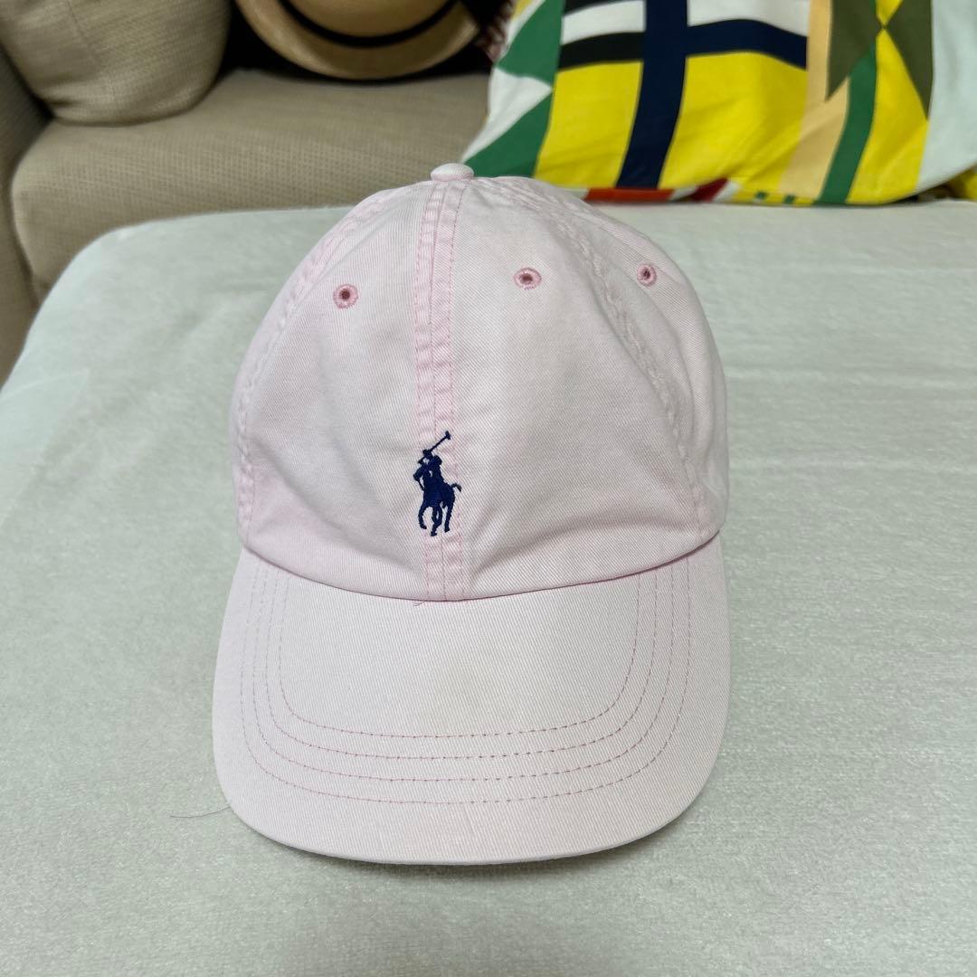 Used Polo by Ralph Lauren Baseball Cap Pink