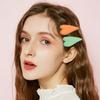 8pcs Heart Acrylic Barrettes Acetate Hair Clips Headdress for Women Cute Macaron Color Hairpins Girls Fashion Accessories Gift