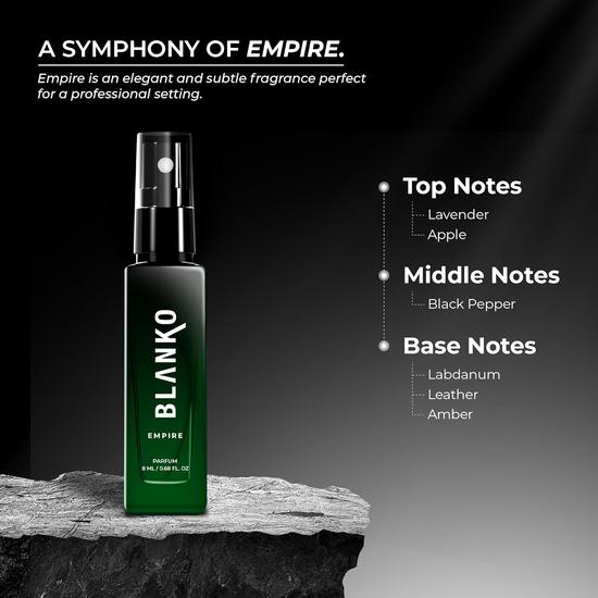BLANKO By King Empire Tlt Fresh Parfum 8Ml | Luxury Liquid Perfume For Work And Hustle | Longest Lasting Mens Perfume With Time Lock Technology