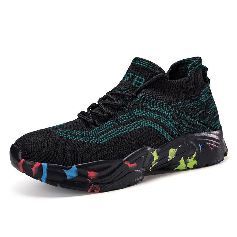 Fashion Fashion Large Size Women's Sports Shoes Soft Sole Breathable Casual Running Socks Shoe All Match Single Shoe for Comfort