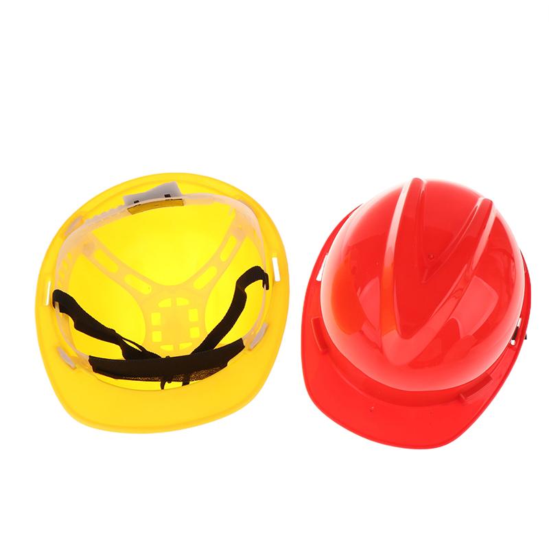 1 Piece Durable Construction High Strength Working Helmet Impact Resistant Shockproof Full Brim Hard Hat Protective Helmet