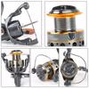 Folding Metal Spinning Fishing Reel with Line Cup for Sea Rods
