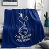 Spurs Aufdruck Flanelldecke, weicher Überwurf für Schlafzimmer Sofa, waschbar, Fußballfan Artikel, tolles Geschenk.